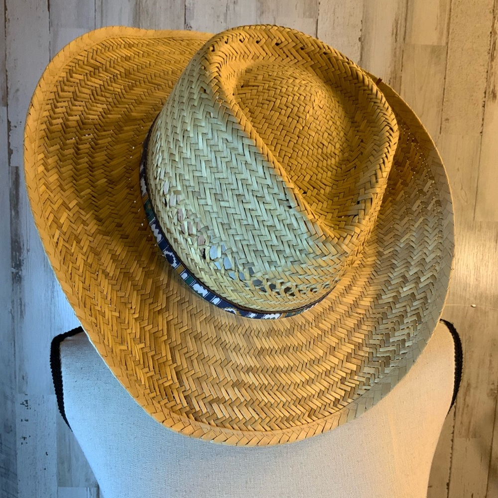 Dp straw cowboy hat. Size L